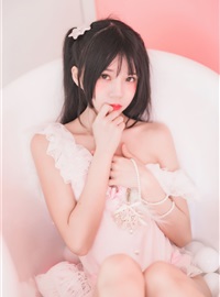 桜桃喵 NO.16 冬眠 粉色浴缸(2)